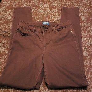 Maroon jeans